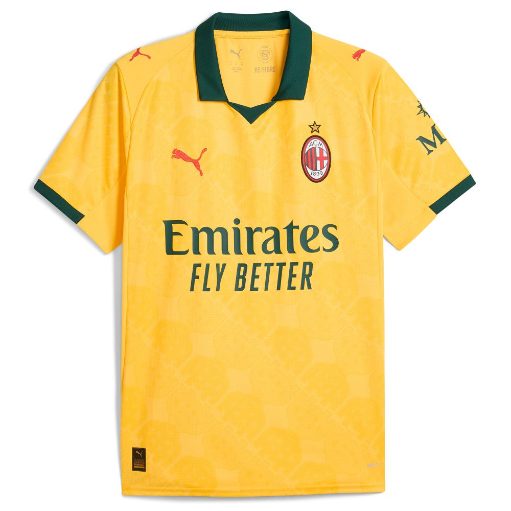 AC Milan 2025/26 Third Replica Jersey Yellow - Puma on sale