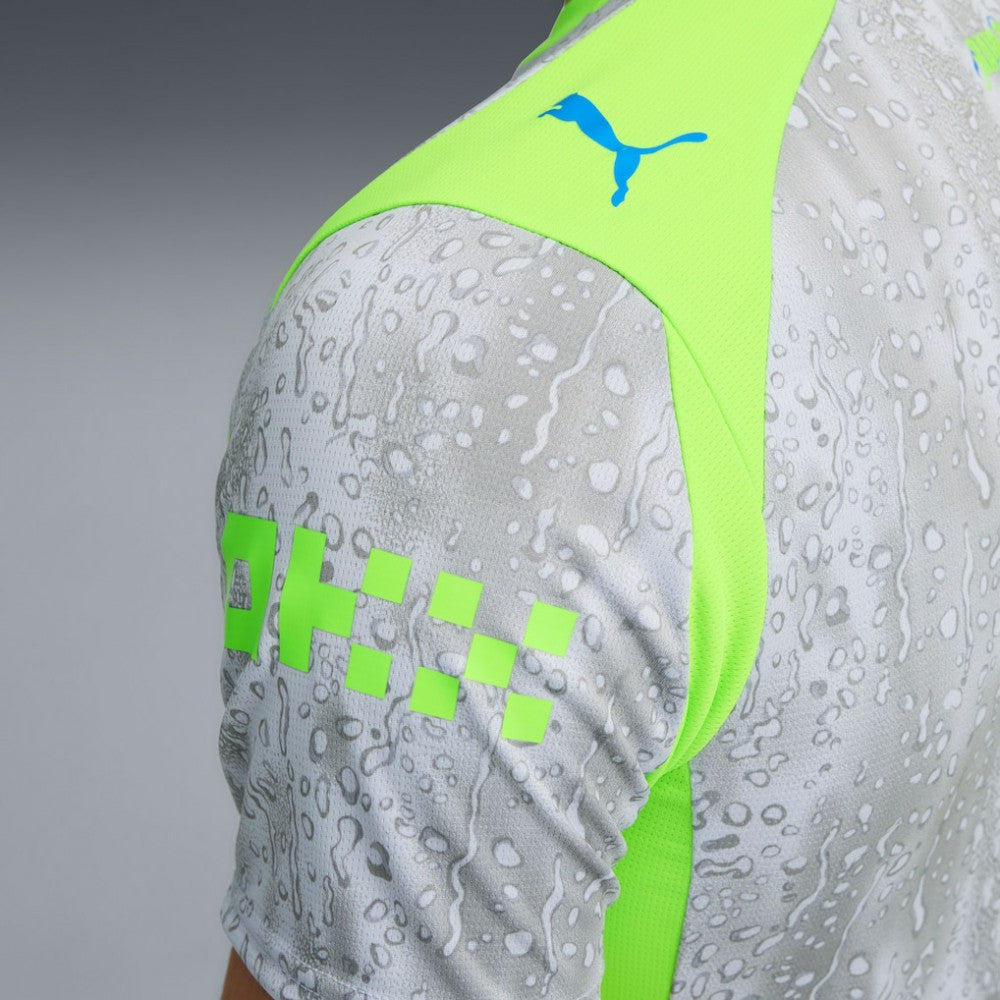 Manchester City 2025/26 Third Replica Jersey Gray/Neon Green - Puma discount