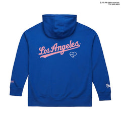 Los Angeles Dodgers Mitchell & Ness x BLACKPINK  Pullover Hoodie - Royal - Limited Edition Hoodies