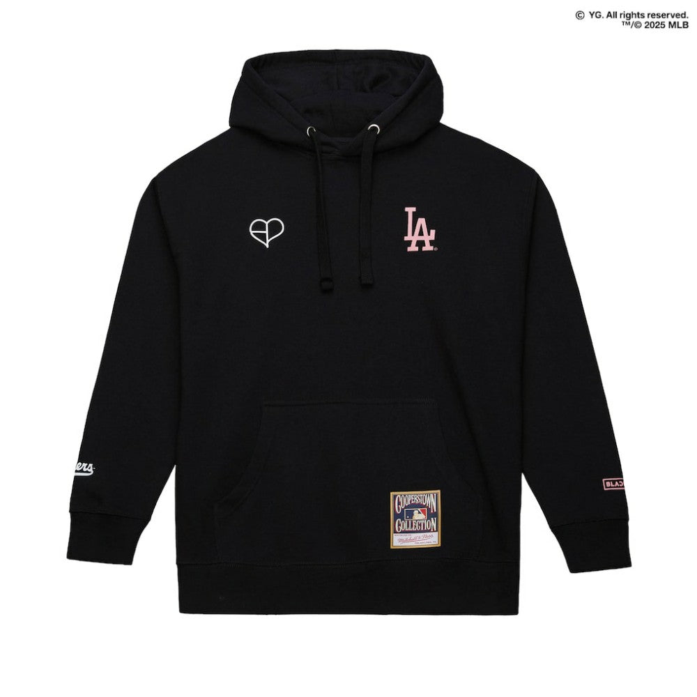 Los Angeles Dodgers Mitchell & Ness x BLACKPINK  Pullover Hoodie - Black - Limited Edition Hoodies