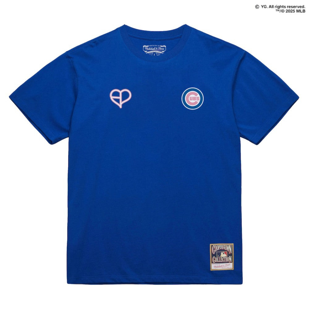 Chicago Cubs Mitchell & Ness x BLACKPINK  T-Shirt - Royal - Limited Edition T-shirts
