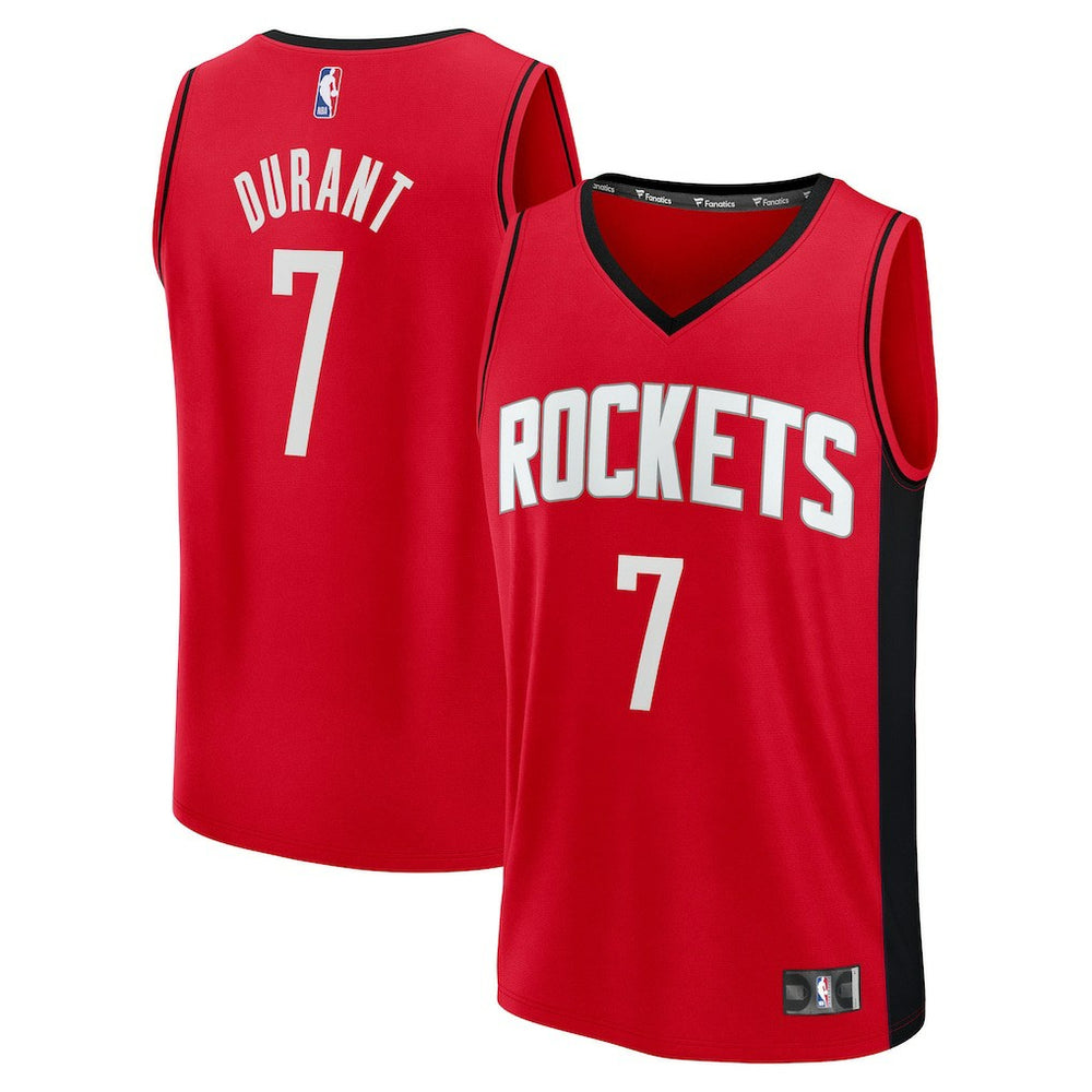 Kevin Durant Houston Rockets Fast Break Replica Player Jersey Icon Edition Red - Fanatics