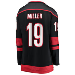 K'Andre Miller Carolina Hurricanes Fanatics Women's Home Breakaway Jersey - Black | US 203286198
