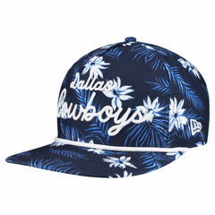 Dallas Cowboys New Era Palm Print A-Frame 9FIFTY Snapback Hat - Navy Hats