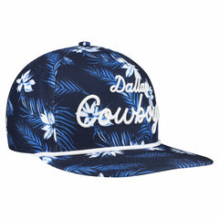 Dallas Cowboys New Era Palm Print A-Frame 9FIFTY Snapback Hat - Navy Hats