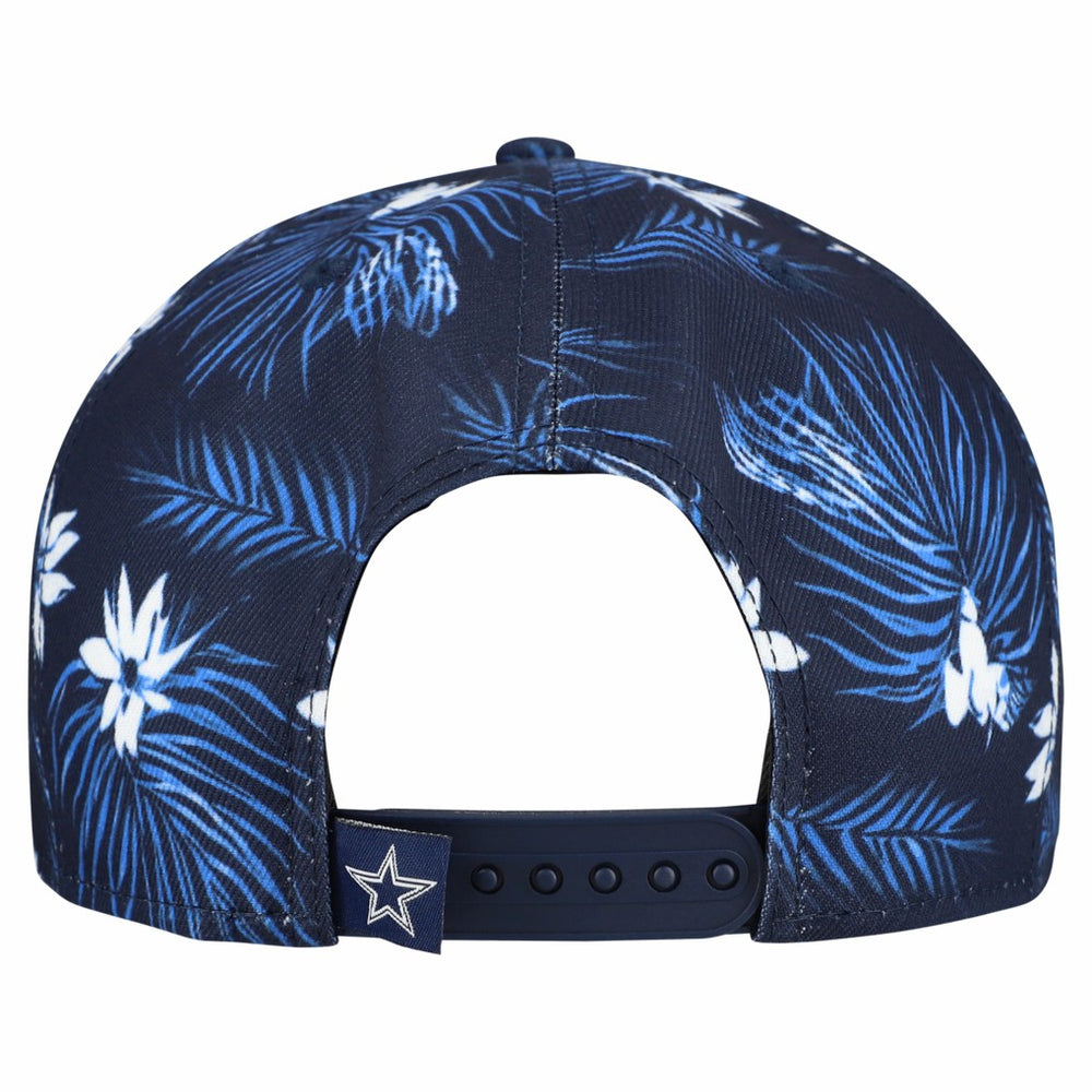 Dallas Cowboys New Era Palm Print A-Frame 9FIFTY Snapback Hat - Navy Hats