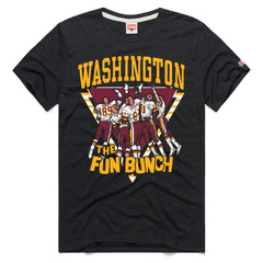 Washington Commanders Homage The Fun Bunch Tri-Blend T-Shirt - Charcoal T-shirts