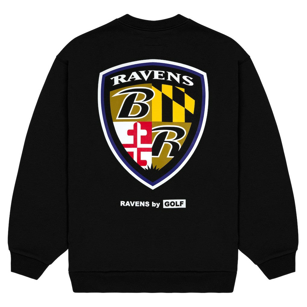 Baltimore Ravens Golf Wang Unisex Sweatshirt - Black Sweatshirts