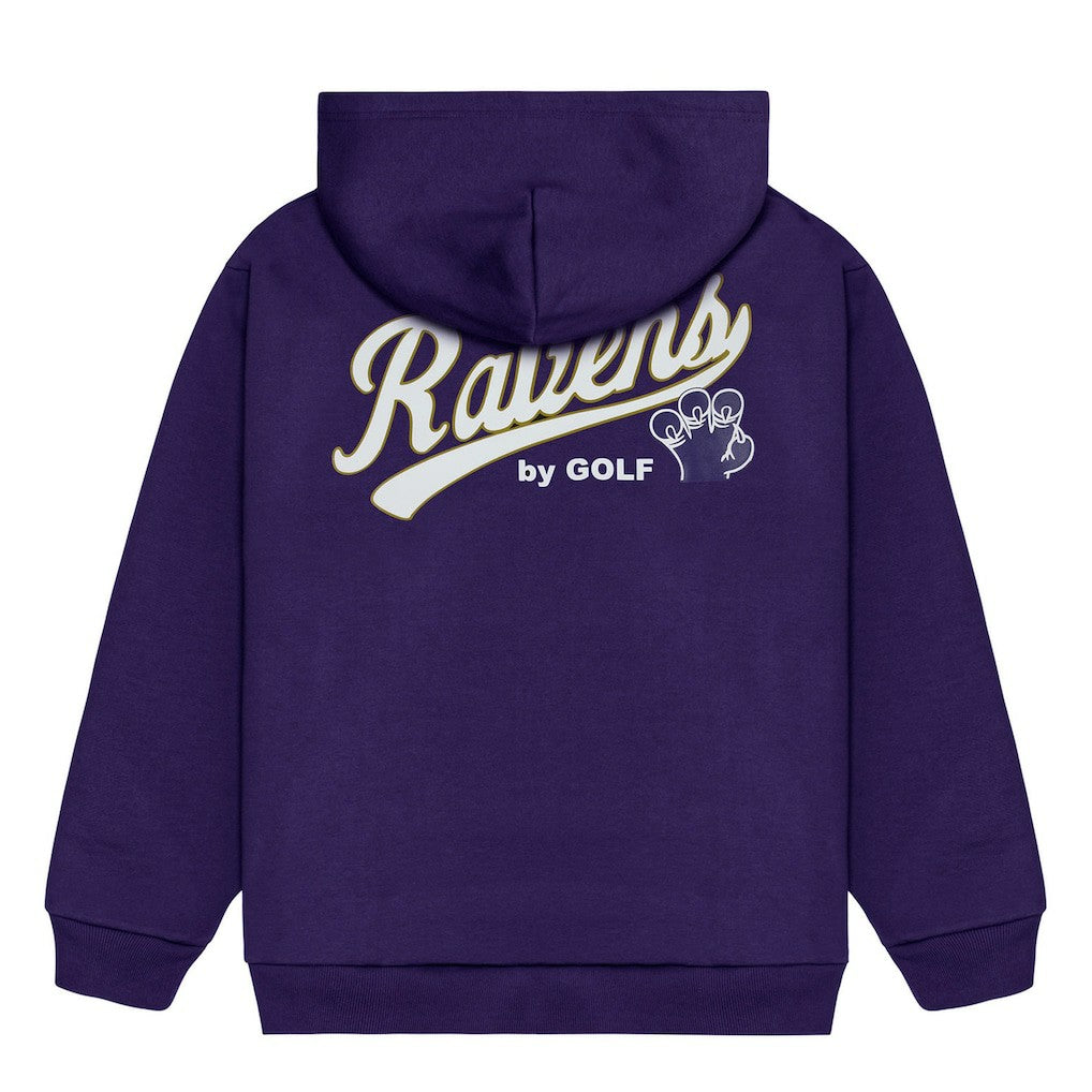 Baltimore Ravens Golf Wang Unisex Cutout Hoodie - Purple Hoodies