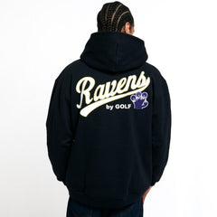 Baltimore Ravens Golf Wang Unisex Cutout Hoodie - Black Hoodies