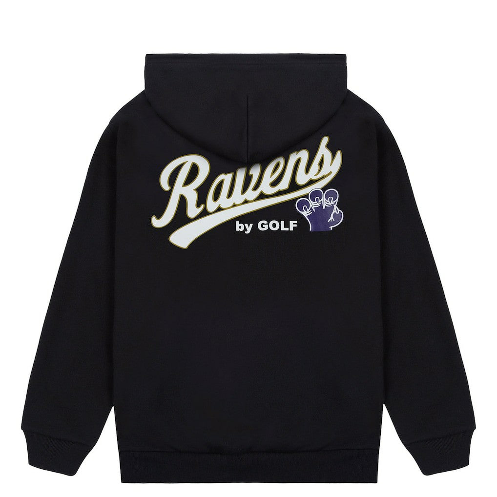 Baltimore Ravens Golf Wang Unisex Cutout Hoodie - Black Hoodies