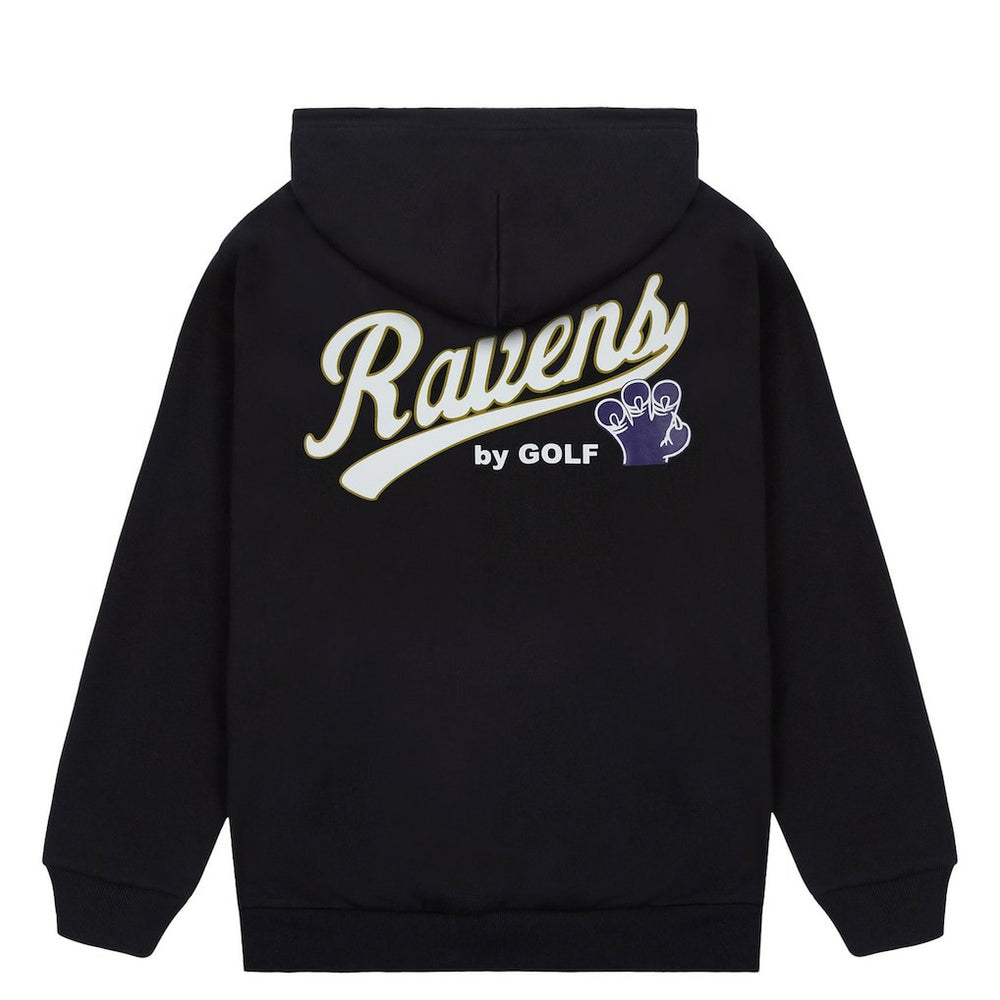 Baltimore Ravens Golf Wang Unisex Cutout Hoodie - Black Hoodies