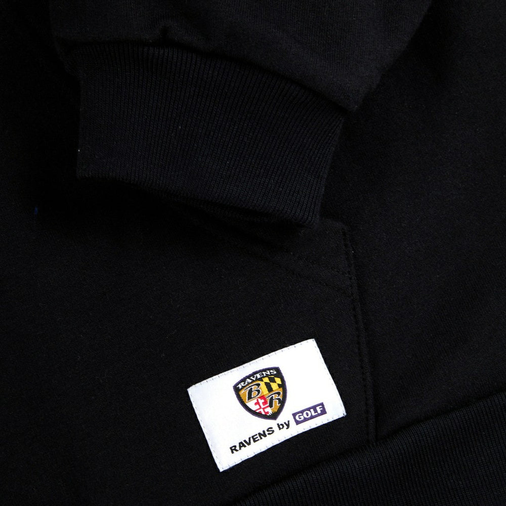 Baltimore Ravens Golf Wang Unisex Cutout Hoodie - Black Hoodies