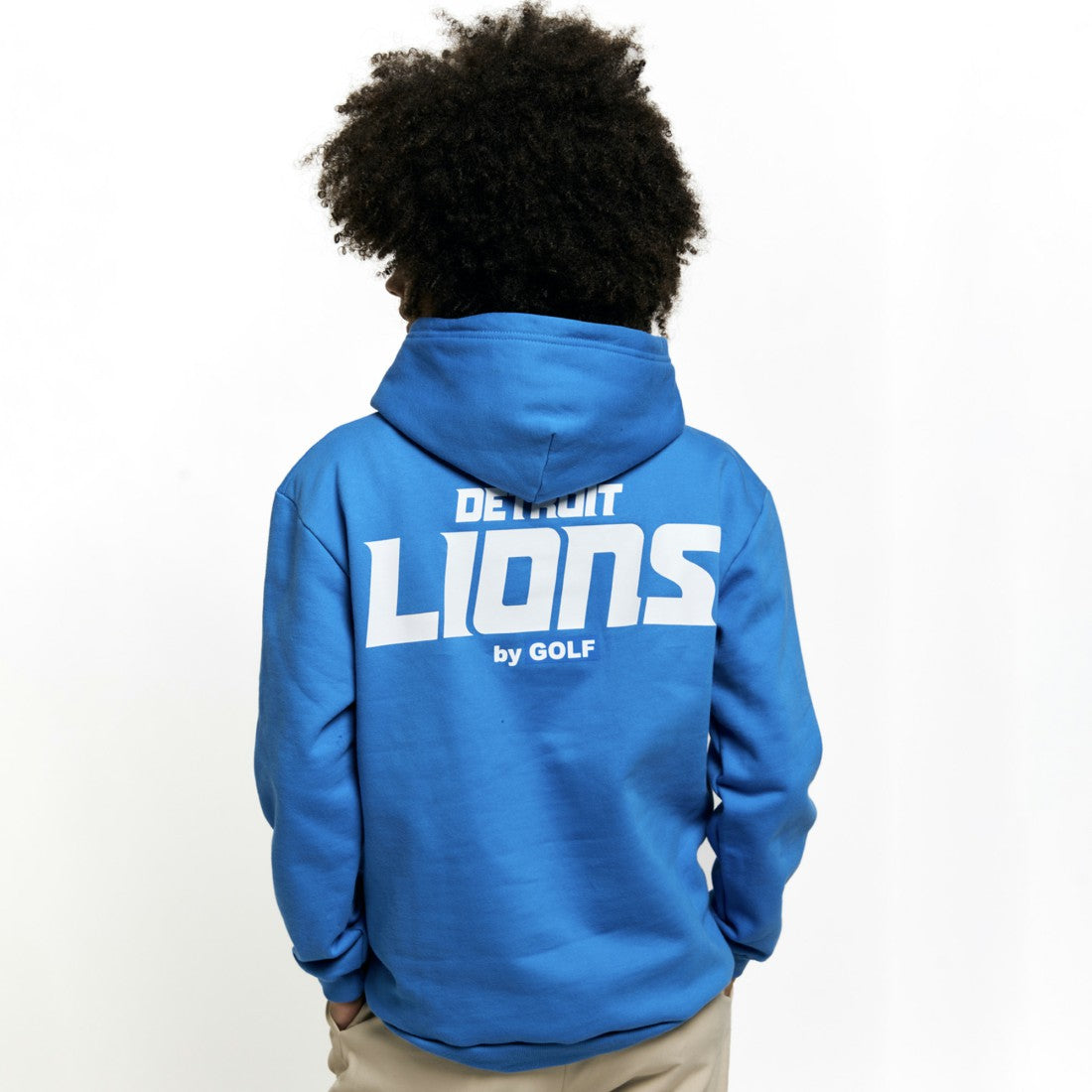 Detroit Lions Golf Wang Unisex Cutout Hoodie - Blue Hoodies