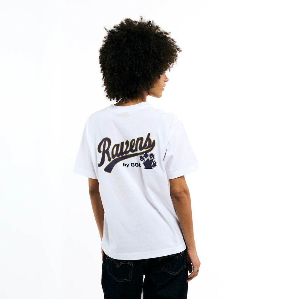 Baltimore Ravens Golf Wang Unisex Cutout T-Shirt - White T-shirts