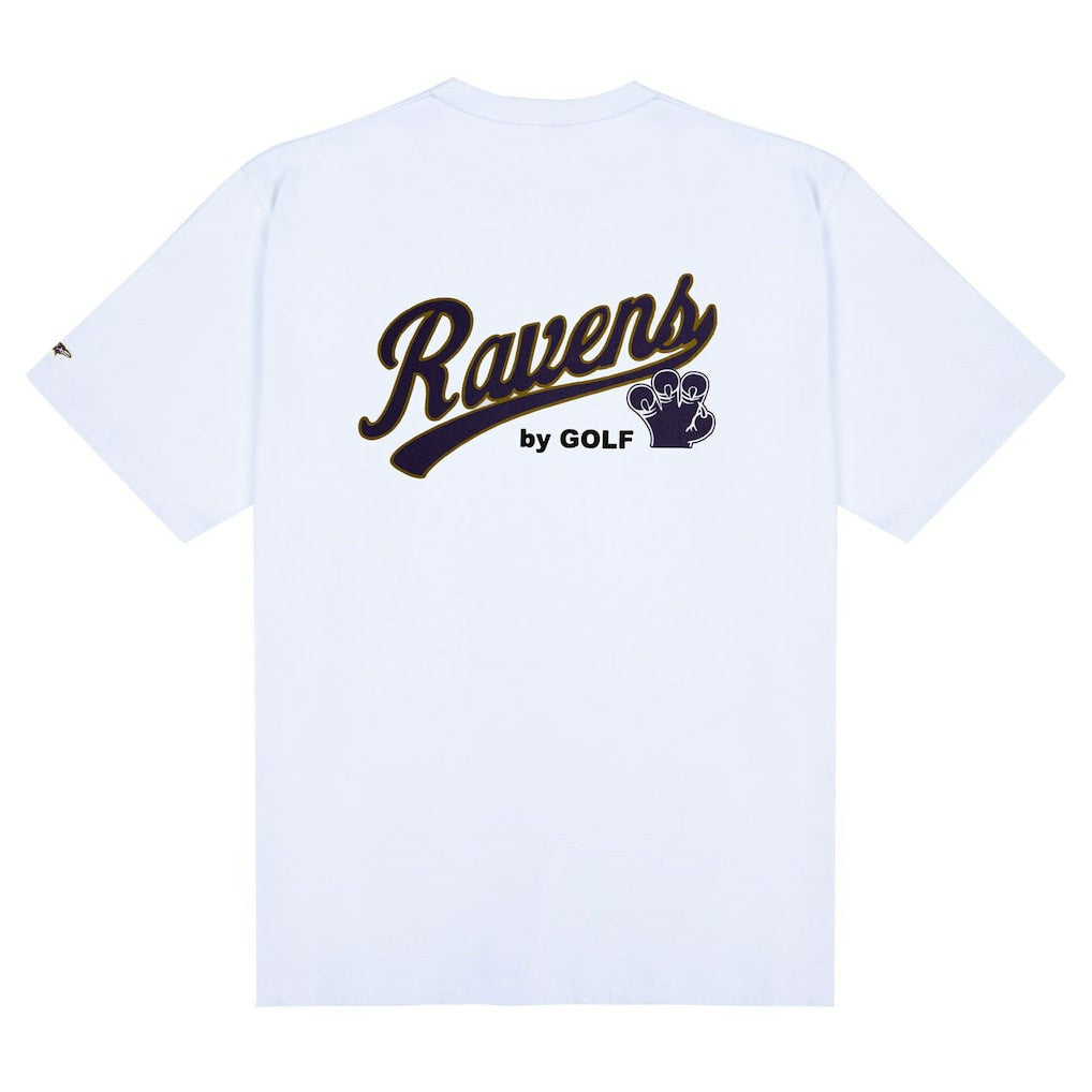 Baltimore Ravens Golf Wang Unisex Cutout T-Shirt - White T-shirts