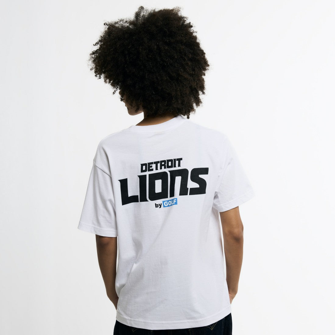 Detroit Lions Golf Wang Unisex Cutout T-Shirt - White T-shirts