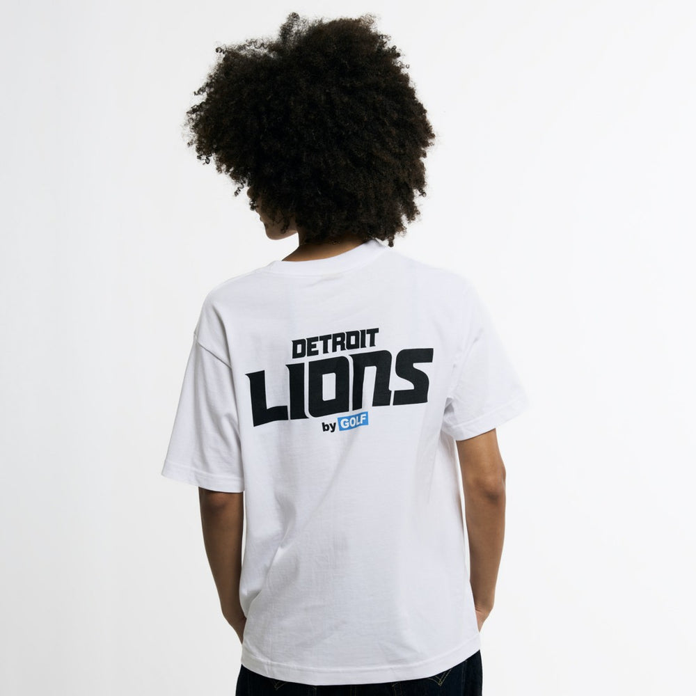 Detroit Lions Golf Wang Unisex Cutout T-Shirt - White T-shirts