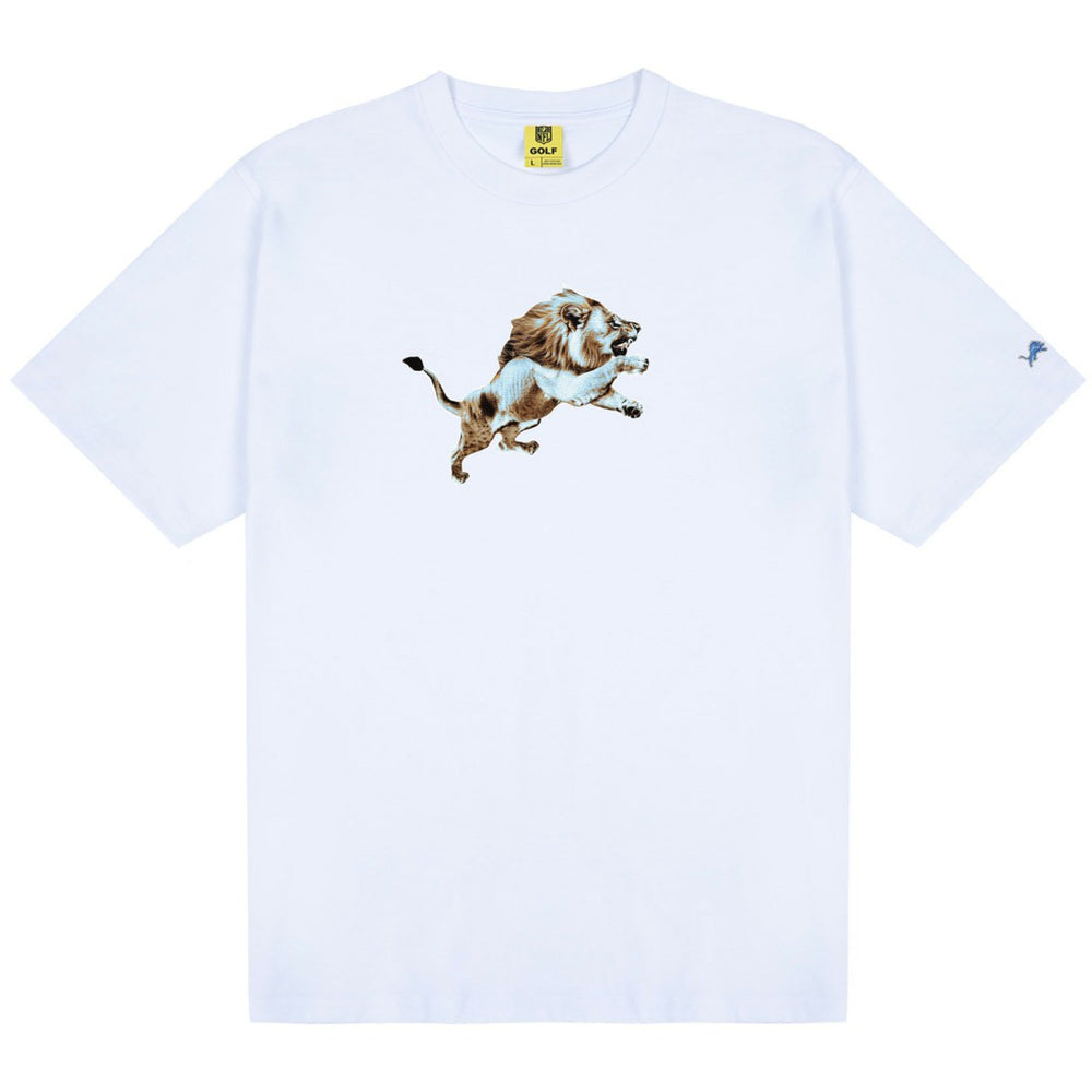Detroit Lions Golf Wang Unisex Cutout T-Shirt - White T-shirts