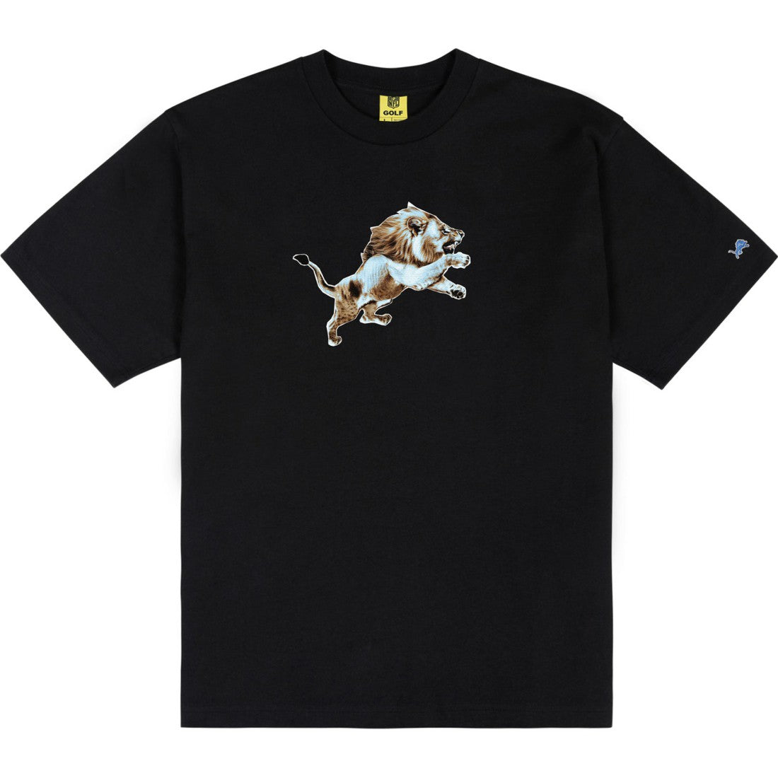 Detroit Lions Golf Wang Unisex Cutout T-Shirt - Black T-shirts