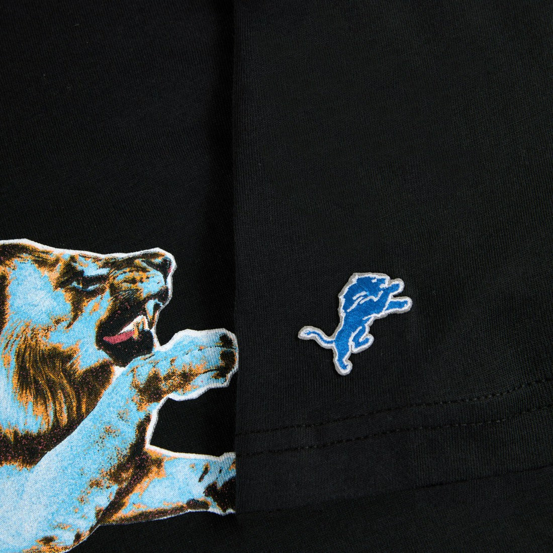 Detroit Lions Golf Wang Unisex Cutout T-Shirt - Black T-shirts