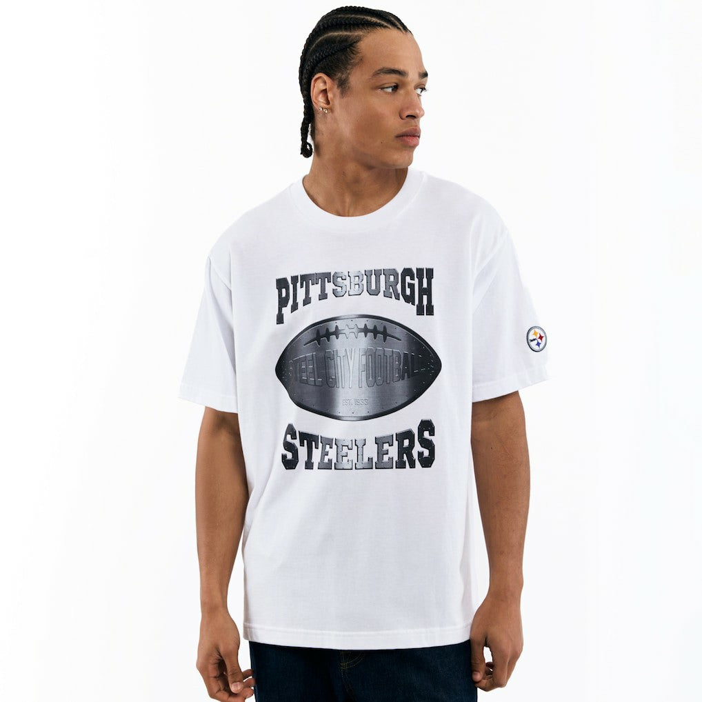 Pittsburgh Steelers Golf Wang Unisex Cutout T-Shirt - White T-shirts