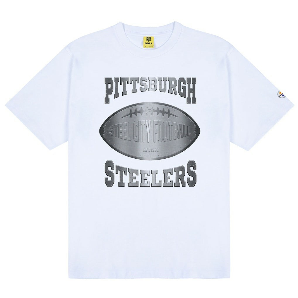 Pittsburgh Steelers Golf Wang Unisex Cutout T-Shirt - White T-shirts