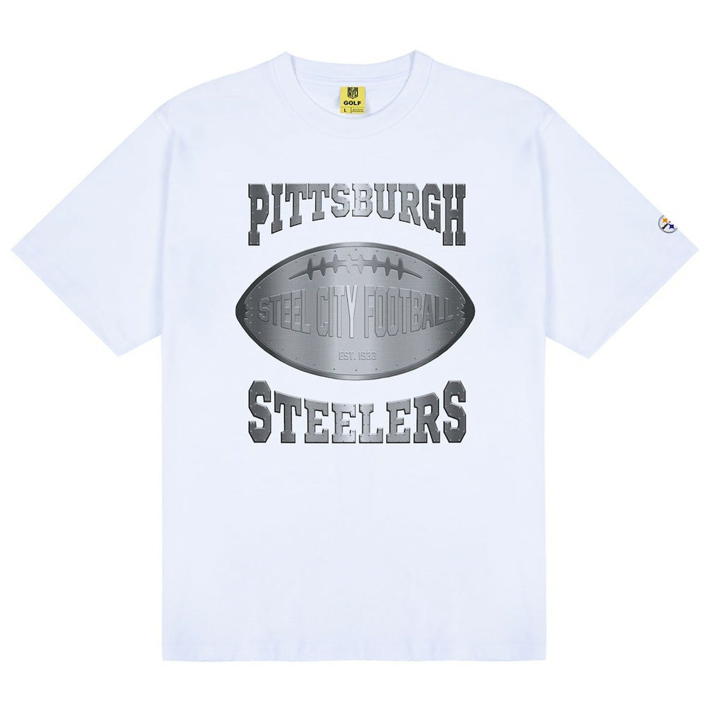 Pittsburgh Steelers Golf Wang Unisex Cutout T-Shirt - White T-shirts