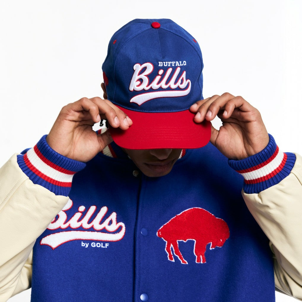 Buffalo Bills Golf Wang Unisex Snapback Hat - Royal/Red Hats