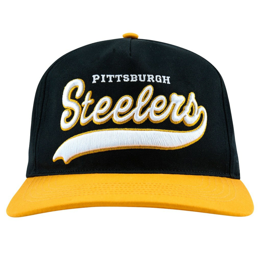 Pittsburgh Steelers Golf Wang Unisex Snapback Hat - Black/Gold Hats