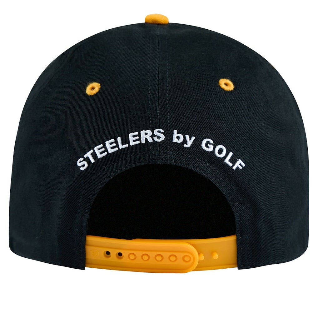 Pittsburgh Steelers Golf Wang Unisex Snapback Hat - Black/Gold Hats