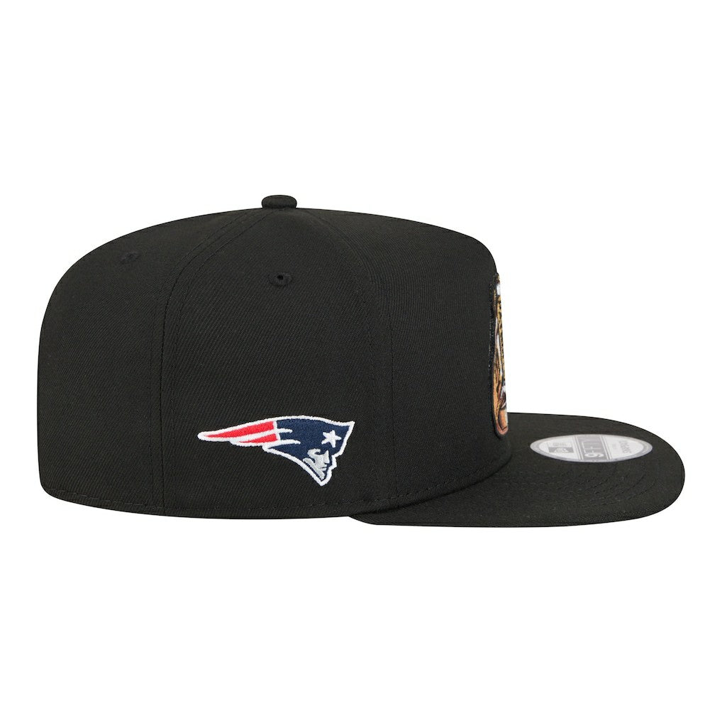 New England Patriots New Era Super Bowl Ring 9FIFTY A-Frame Adjustable Hat - Black Hats