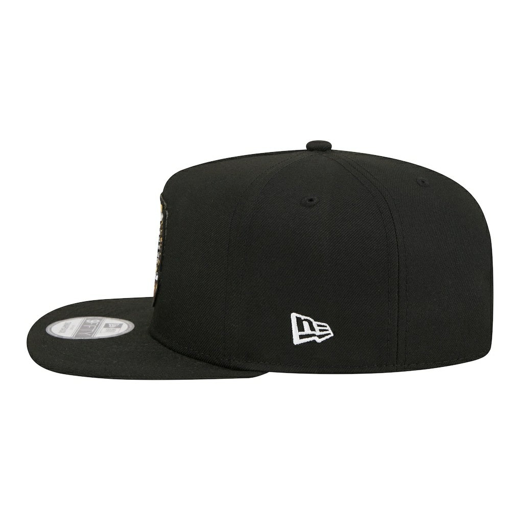 Pittsburgh Steelers New Era Super Bowl Ring 9FIFTY A-Frame Adjustable Hat - Black Hats