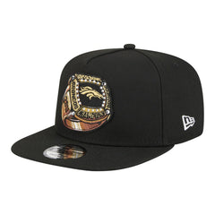 Denver Broncos New Era Super Bowl Ring 9FIFTY A-Frame Adjustable Hat - Black Hats