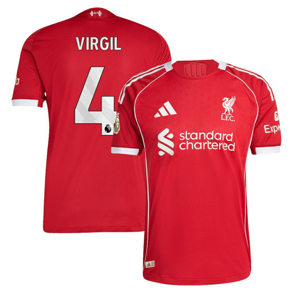 Virgil van Dijk Liverpool 2025/26 Home Jersey Red - Adidas sale