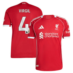 Virgil van Dijk Liverpool 2025/26 Home Jersey Red - Adidas sale