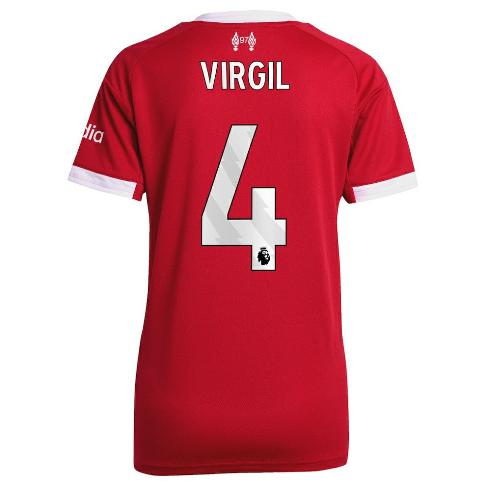 Virgil van Dijk Liverpool Women's 2025/26 Home Replica Jersey Red - Adidas for sale