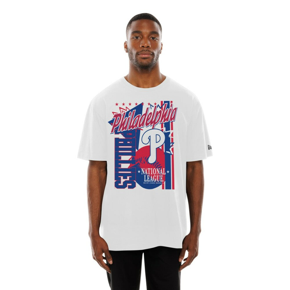 Philadelphia Phillies New Era Big Graphic Domestic T-Shirt - White T-shirts