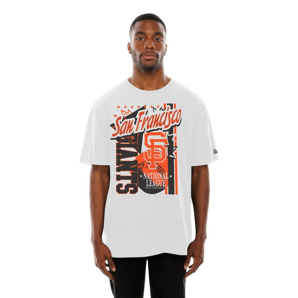 San Francisco Giants New Era Big Graphic Domestic T-Shirt - White T-shirts