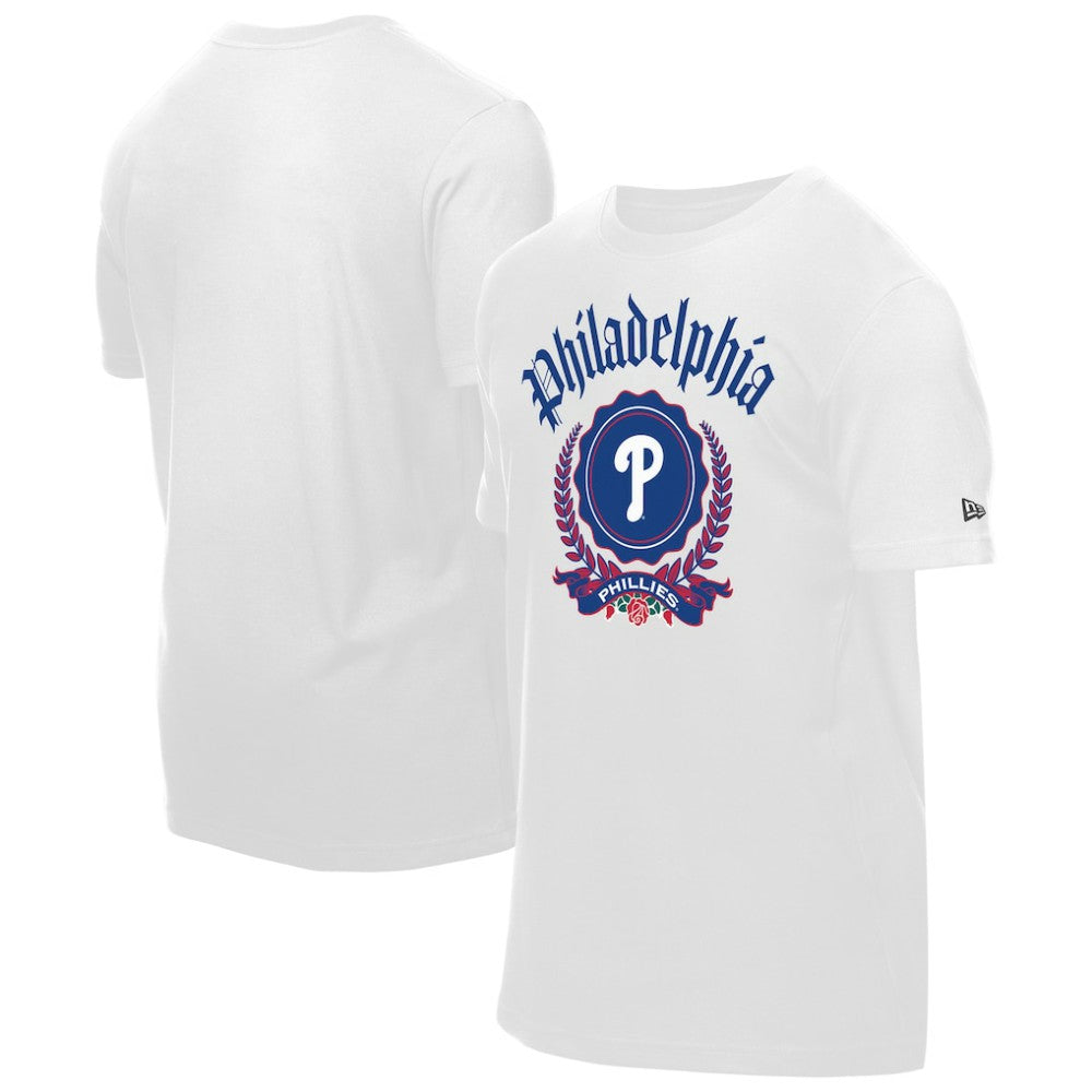 Philadelphia Phillies New Era Fleur Domestic T-Shirt - White T-shirts