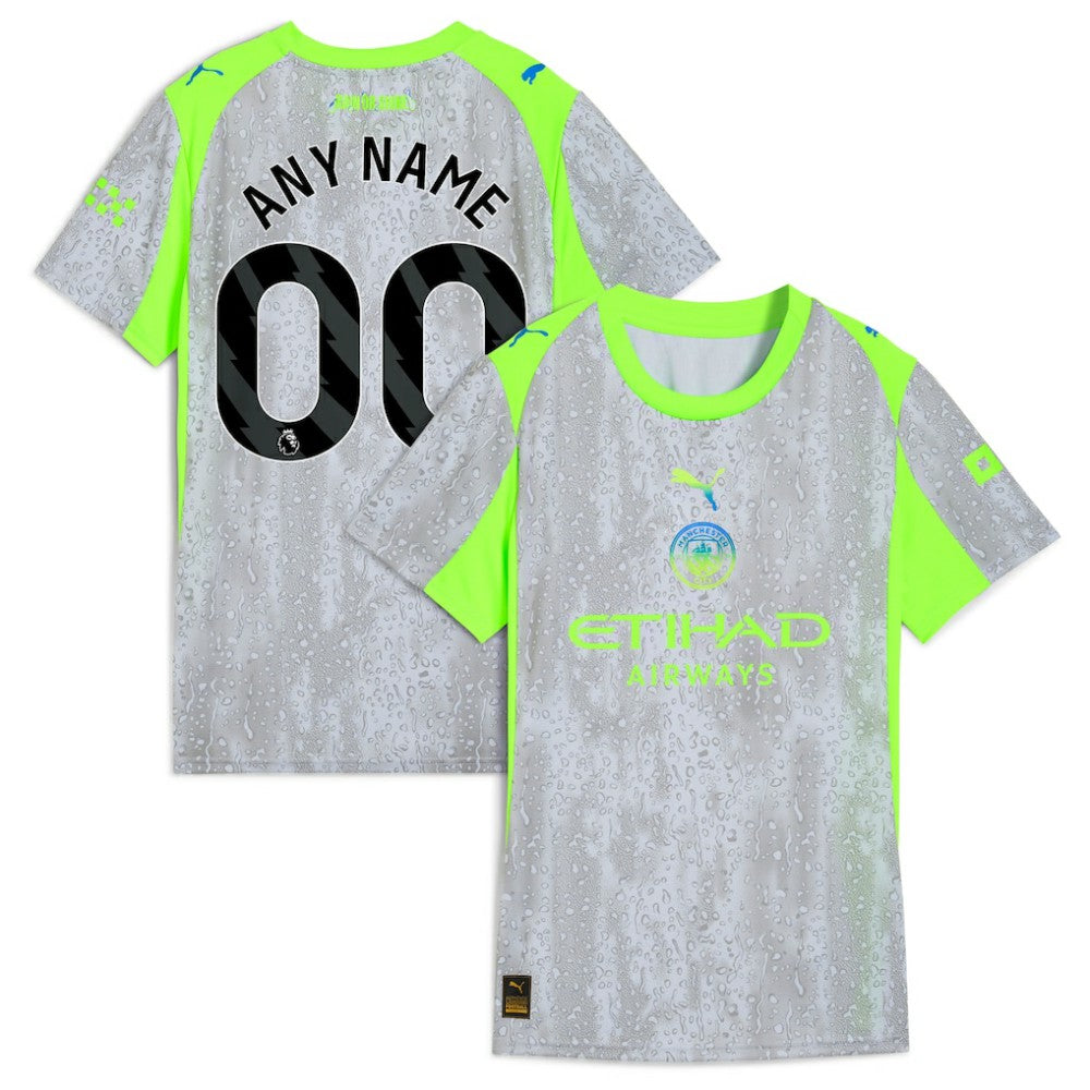 Manchester City Women's 2025/26 Third Replica Custom Jersey Green/Neon Green - Puma online