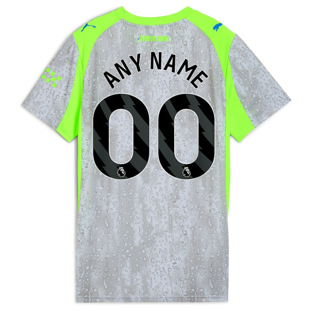 Manchester City Women's 2025/26 Third Replica Custom Jersey Green/Neon Green - Puma online