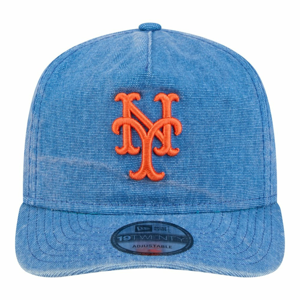 New York Mets New Era Throwback Denim Classic 19TWENTY Adjustable Hat - Royal Hats