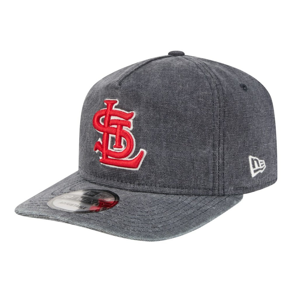 St. Louis Cardinals New Era Throwback Denim Classic 19TWENTY Adjustable Hat - Heather Gray Hats