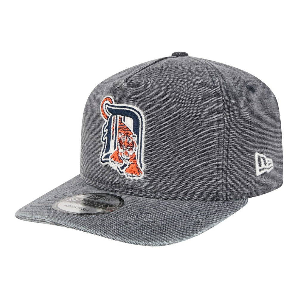 Detroit Tigers New Era Throwback Denim Classic 19TWENTY Adjustable Hat - Heather Gray Hats