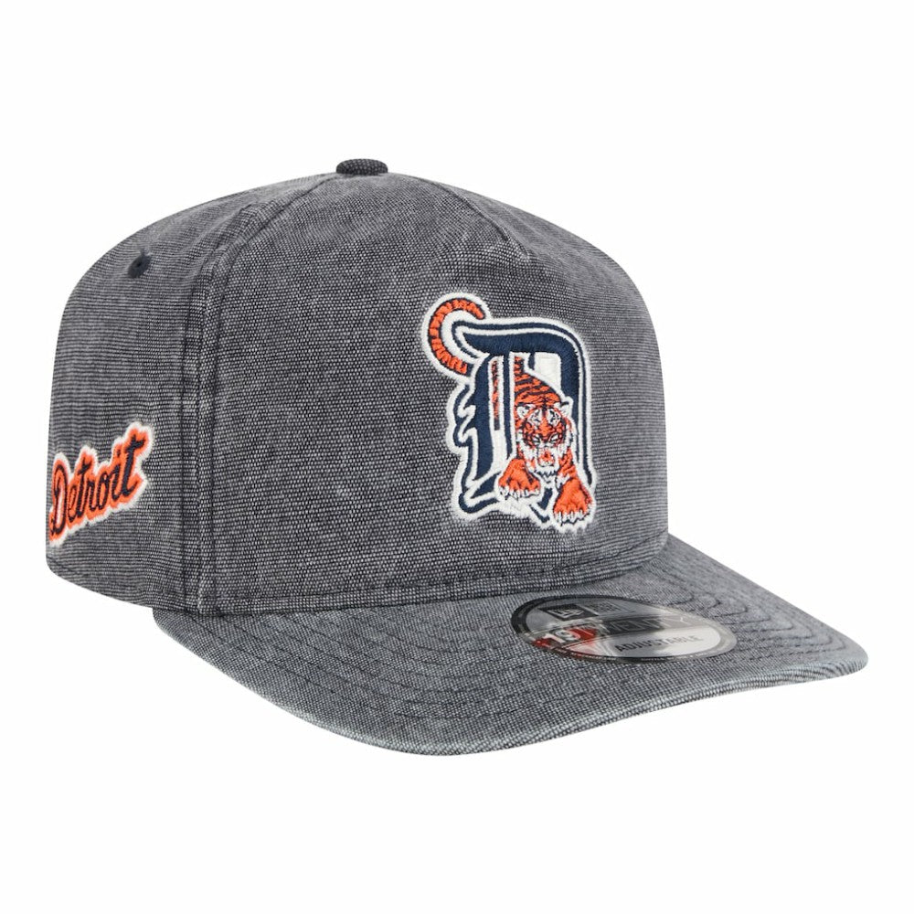 Detroit Tigers New Era Throwback Denim Classic 19TWENTY Adjustable Hat - Heather Gray Hats