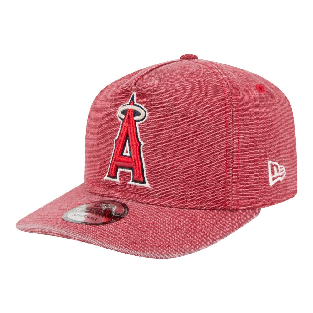 Los Angeles Angels New Era  Denim Classic 19TWENTY Adjustable Hat - Red Hats