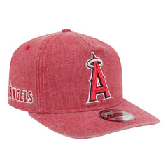 Los Angeles Angels New Era  Denim Classic 19TWENTY Adjustable Hat - Red Hats
