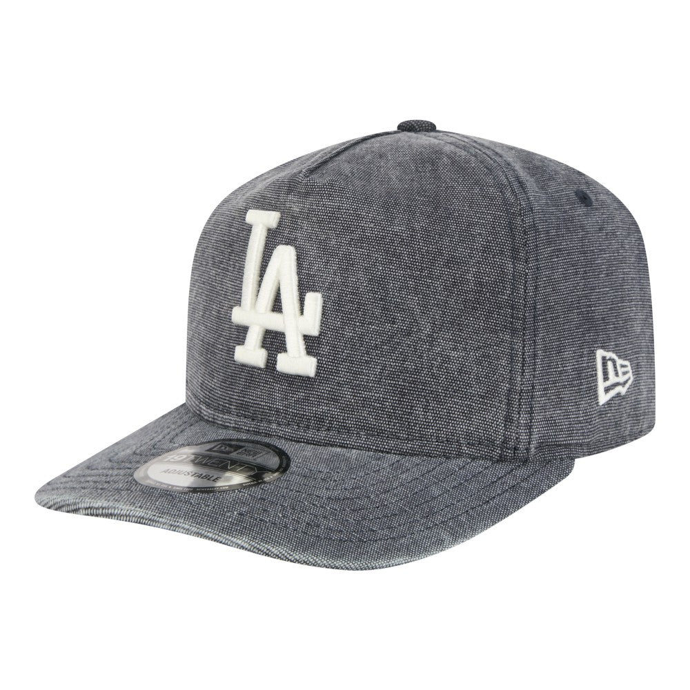 Los Angeles Dodgers New Era  Denim Classic 19TWENTY Adjustable Hat - Navy Heather Hats