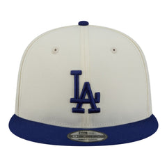 Los Angeles Dodgers New Era Localized 9FIFTY Snapback Hat - Cream/Royal Hats